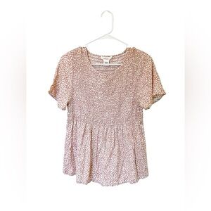 Urban Romantics | Women’s Light Pink Printed Top